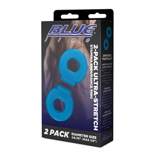 Anillos Ultra Stretch Blue Line 2pk