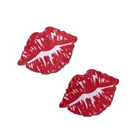 Sparkly Red Kissing Lips Pasties by Pastease