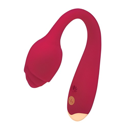 Rosegasm Long Stem Flexi G-Spot Vibe - Vibrating Pleasure