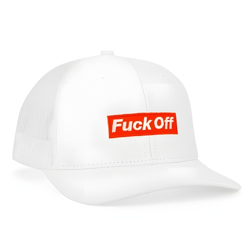 Fuck Off Trucker Hat - Wood Rocket