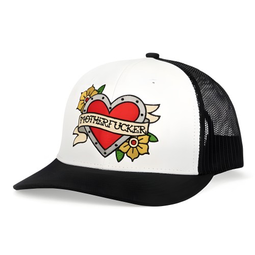 Gorra Tat Corazón Hijo de Puta - Gorra Trucker Única
