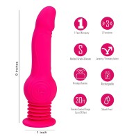 Dong Vibrador Saltarín Tegan con Control Remoto