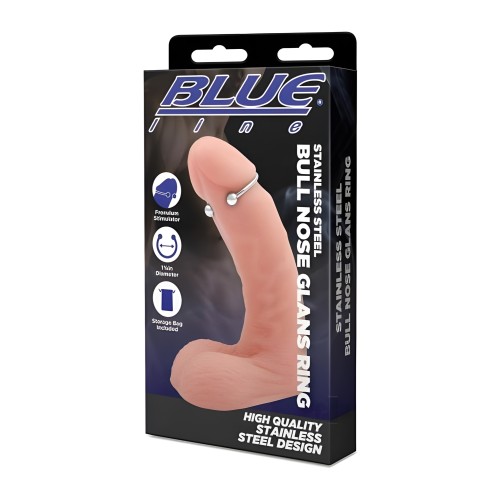 Blue Line Bull Nose Glans Ring - Enhanced Sensation