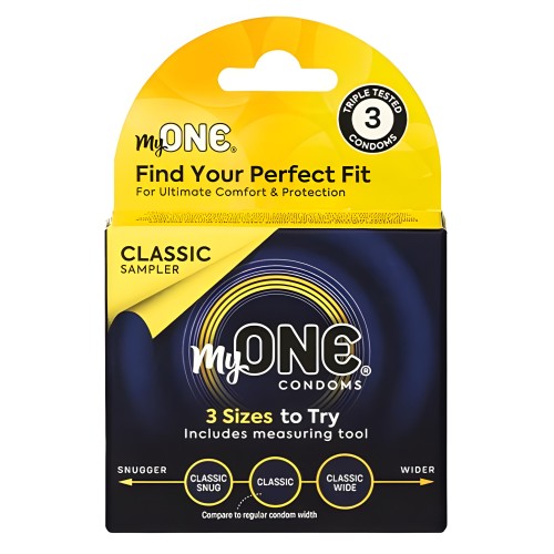 Myone Classic Sampler 3 Ct - Condones Ajuste Perfecto
