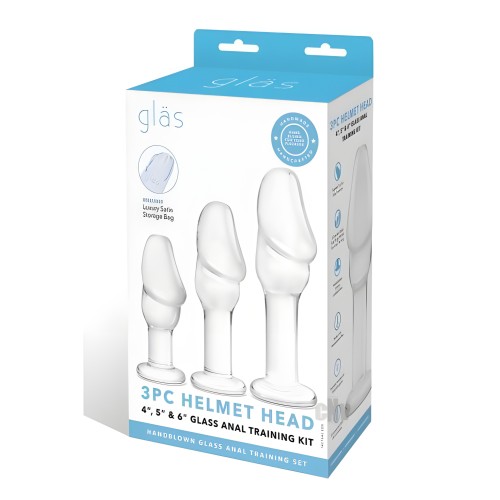 Glas Helmet Head Anal Training Kit