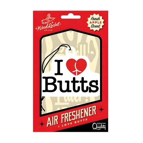 Ambientador I Love Butts - Manzana