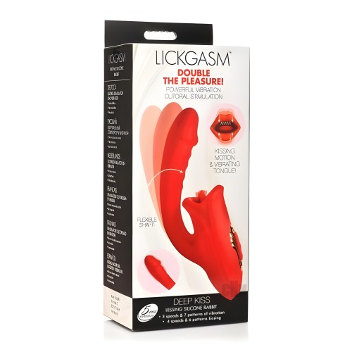 Vibrador Conejito de Silicona Deep Kiss