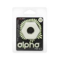 Alpha Glow-In-The-Dark Ring - Prolonged Pleasure