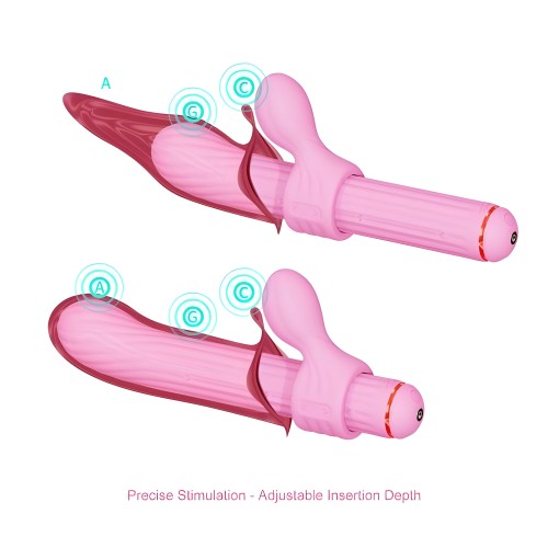 Magic Stick S1 Plus Vibrador Multifuncional - Rosa