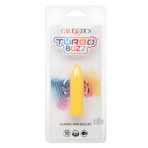 Turbo Buzz Classic Mini Bullet Stimulator - Yellow