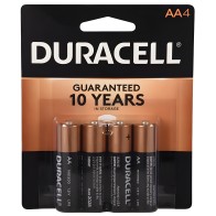 Baterías Duracell AA (4pk) - Energía Fiable