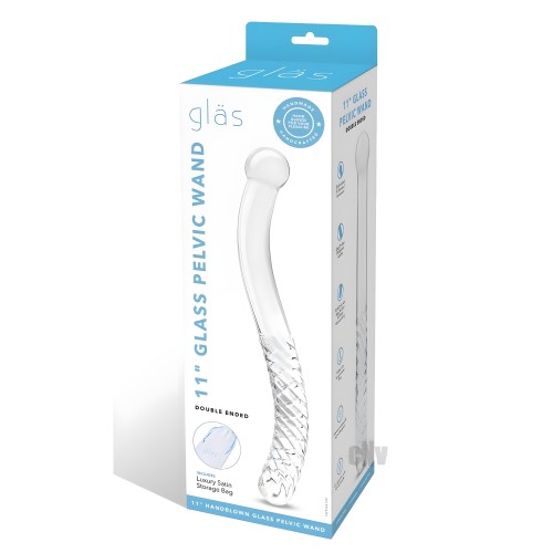 Varita de Vidrio Pélvica Doble Punta 11