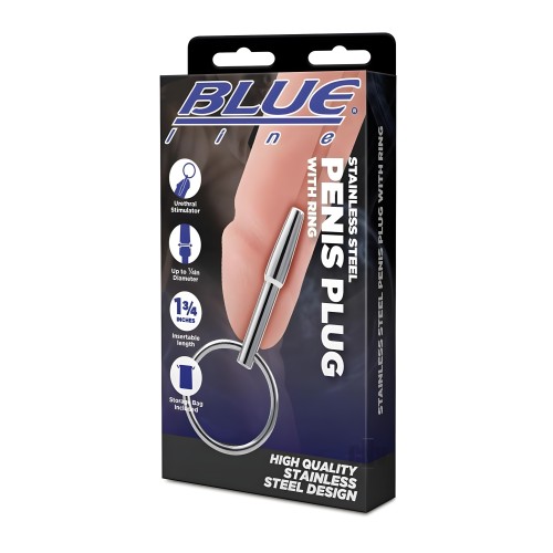 Blueline Steel Penis Plug - Premium Exploration