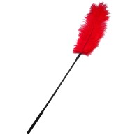 Pluma de Avestruz Tickler Roja