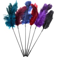 Pluma de Avestruz Tickler Roja
