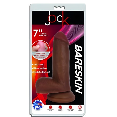 Jock Bareskin Dong W/Balls&Suct Cup 7in