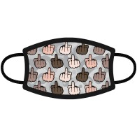 Middle Finger Face Mask - Fun Safety Accessory