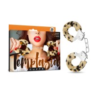 Temptasia Furry Leopard Cuffs - Comfortable Role Play