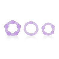 Anillos de Silicona Isla - Púrpura