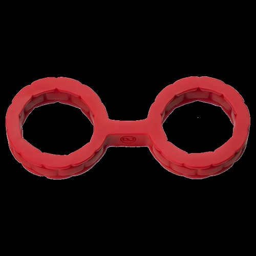 Esposas de Silicona para Bondage Japonés Pequeñas - Rojas