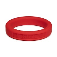 Classic 1.75 Silicone Med. Stretch Penis Ring Red