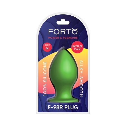 Plug Anal Mediano Verde Rattler Cone
