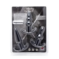 Juego de 4 Plugs Anales Vibrantes