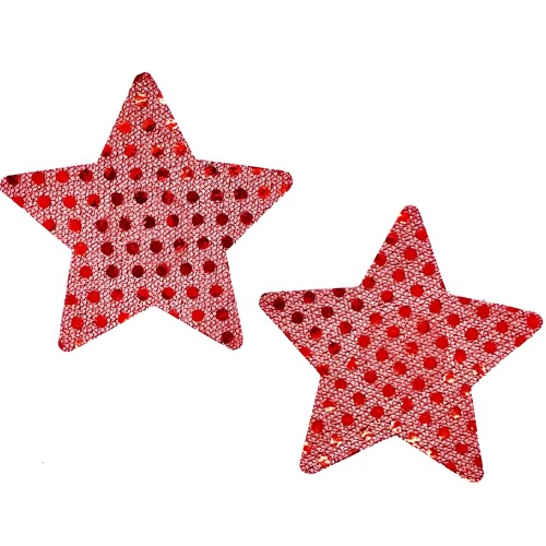 Pasties de Estrella de Secuencia - Accesorios Rojos Glamourosos