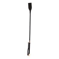 Látigo Riding Crop PU Punta Dorada de 18" - Estimulación Juguetona