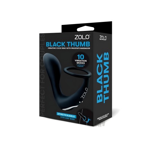 Zolo Black Thumb - Anillo Vibrador