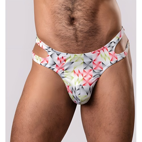 CUT IT OUT! CUTOUT THONG RED S/M