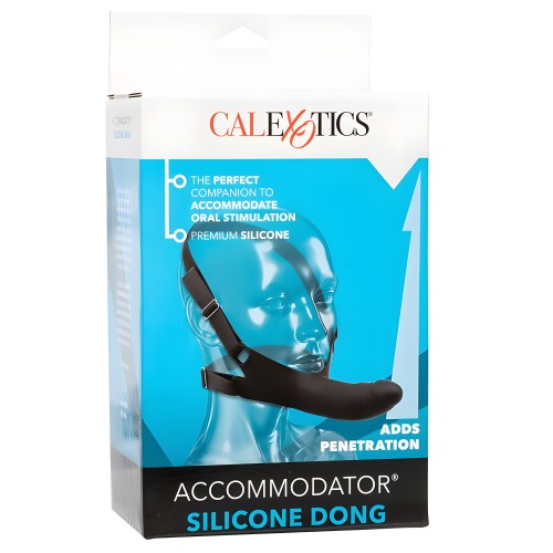 Accommodator Dong de Silicona - Negro