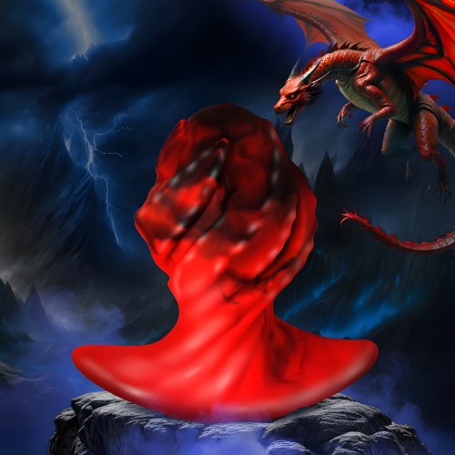 Creature Cock Dragonspawn Plug - Large Red