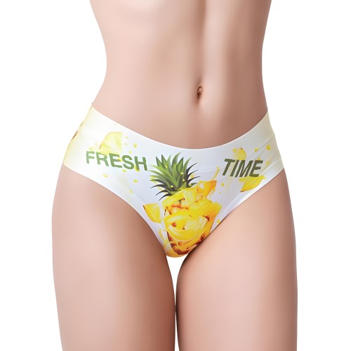 =mememe Fresh Summer Pineapple Printed Slip Lg