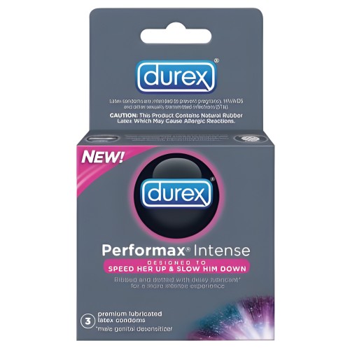 Condones Durex Performance Intense Caja de 3