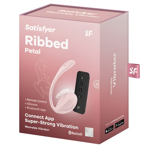 Satisfyer Ribbed Petal - Placer Portátil
