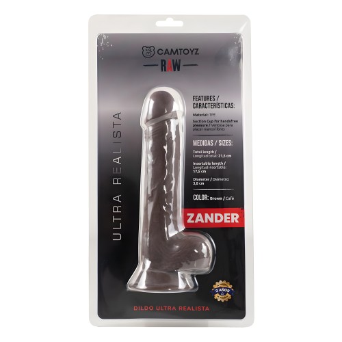Dildo Ultra Realista Zander Café