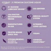 Astroglide X Silicone Lubricant - Smooth Experience
