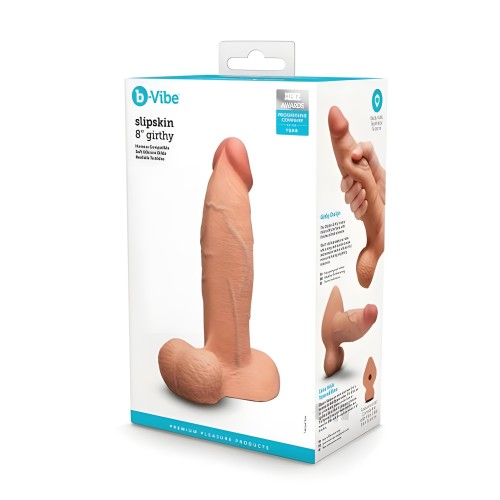 b-vibe Slipskin Dildo Girthy 8