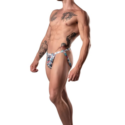 Your Lace Or Mine Jock - Red White & Blue S/M