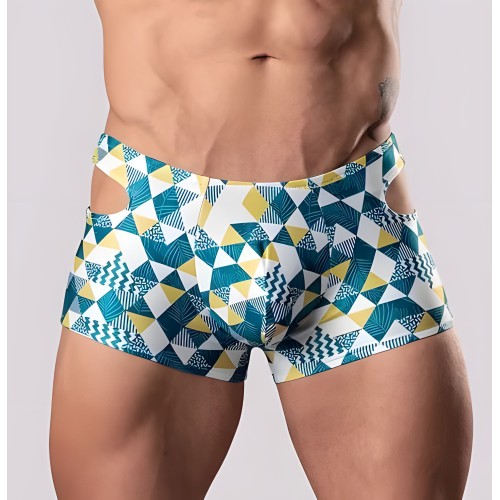 Cut It Out Mini Short - Blue