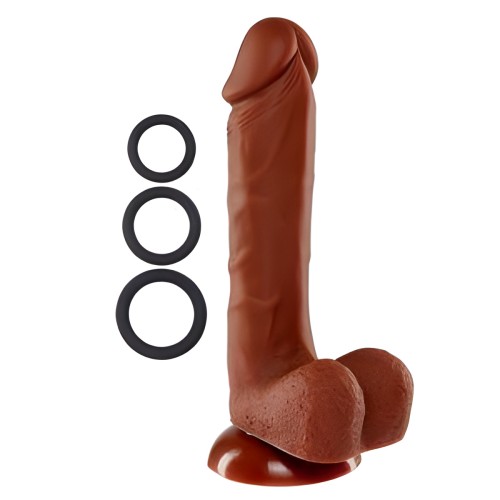 Dildo de Silicona Pro Sensual con Anillos C