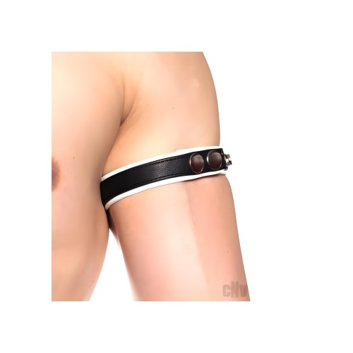 Prowler Red Bicep Band White Os