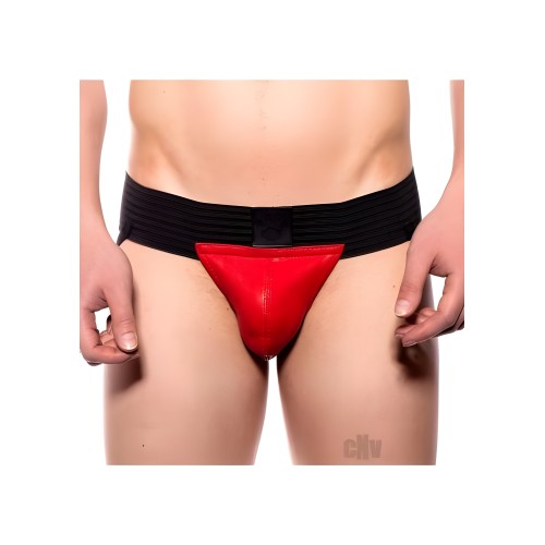 Jockstrap Pouch Rojo Prowler Negro/Rojo Lg