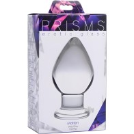 Prisms Molten Wide Glass Butt Plug - Clear