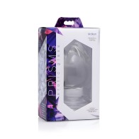 Prisms Molten Wide Glass Butt Plug - Clear