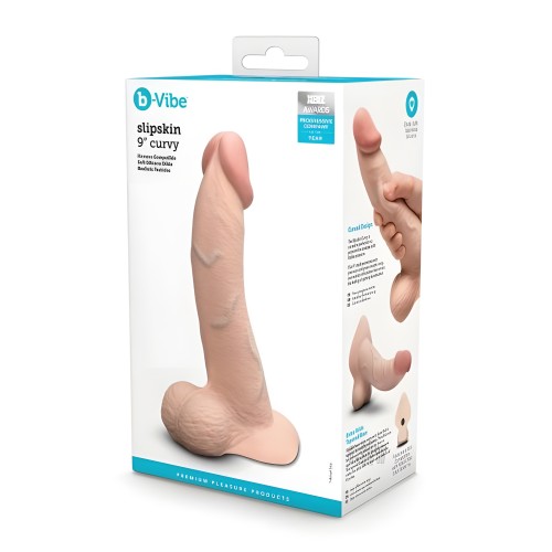 Dildo Curvo B-vibe Slipskin 9 Crm