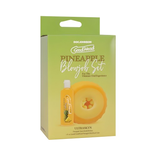 GoodHead Pineapple Blowjob Set - Fun and Flavorful