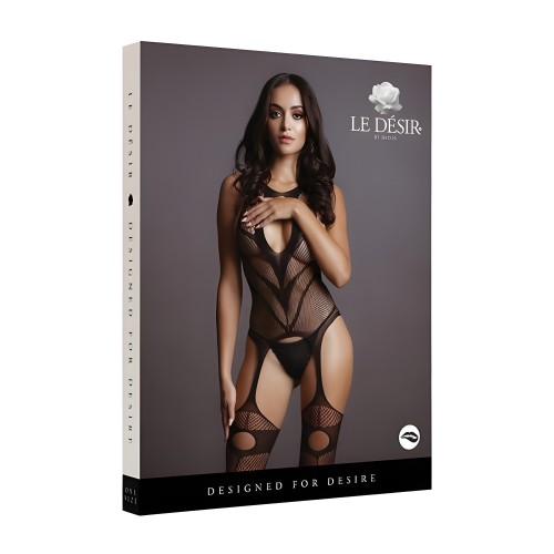 Suspender Bodystocking - Bold and Edgy Style