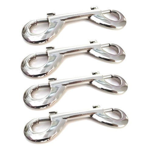 Kinklab Nickel Plated Snap Hooks - Pack of 4